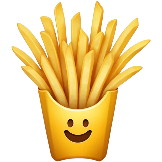 French fries  emoji