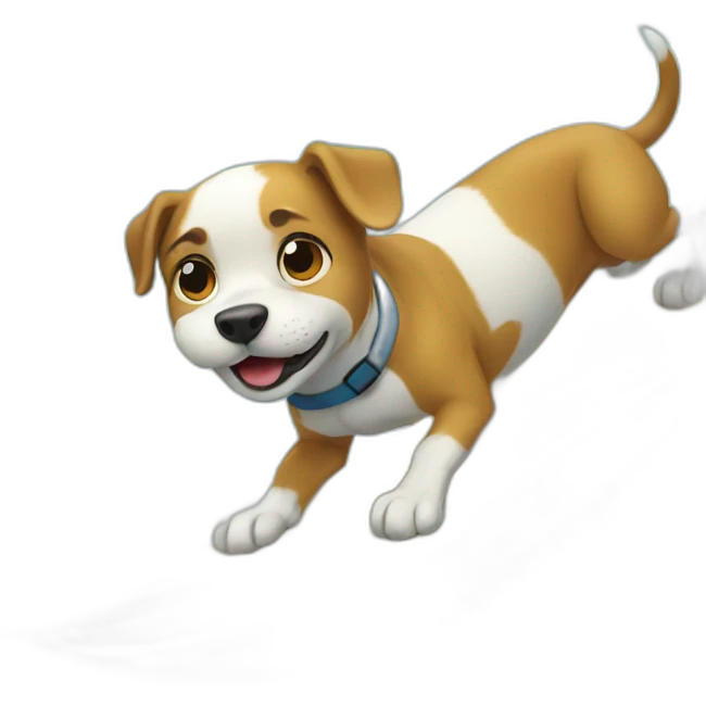 Dog is surfing emoji