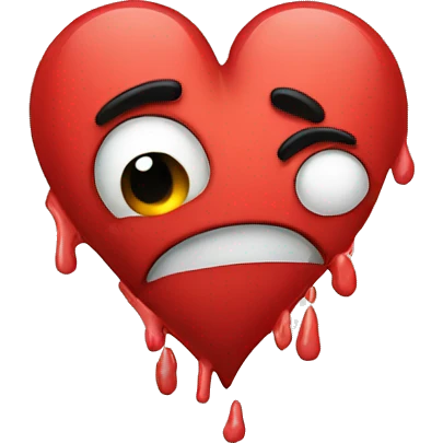 Broken heart emoji