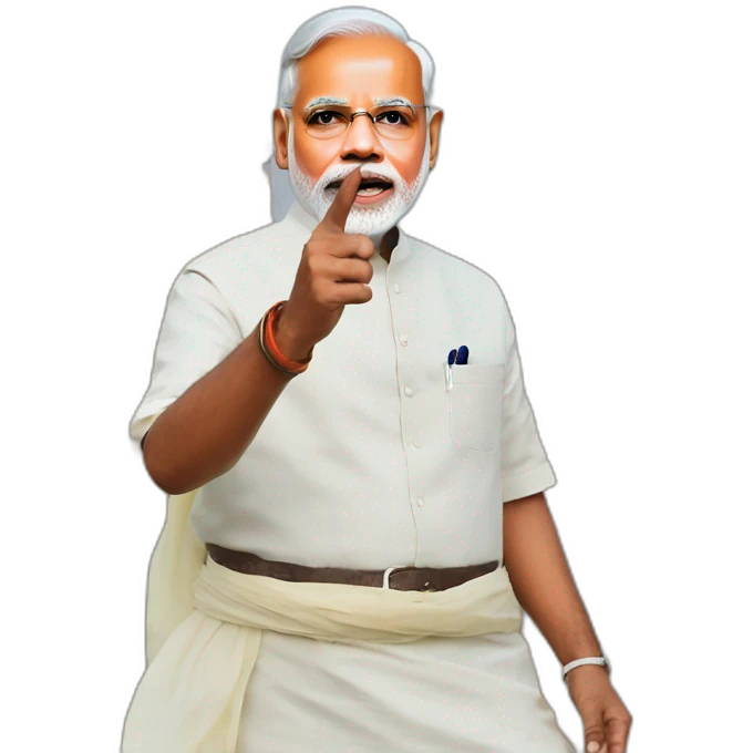 Modiji in chittorgarh emoji