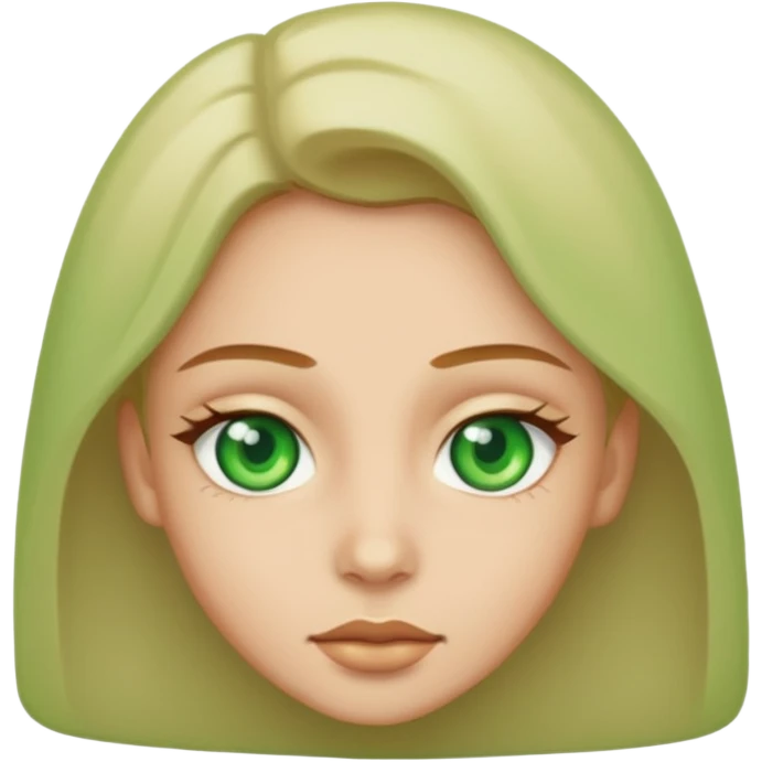 Ojos verdes  emoji