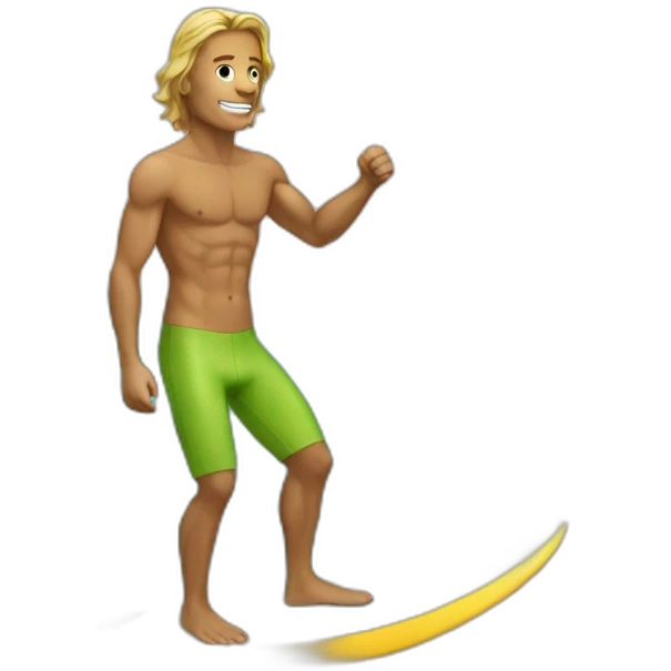 a surfer emoji