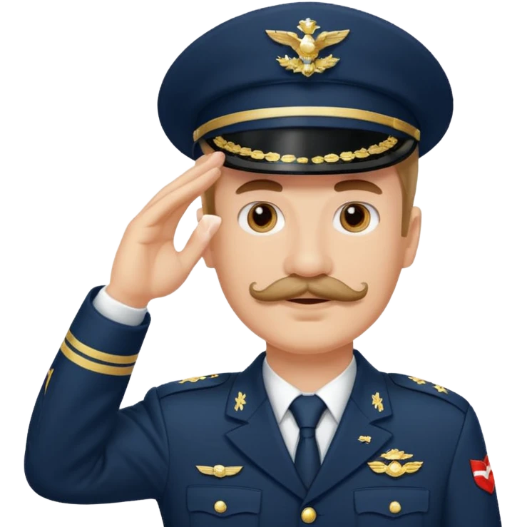 A MAN WITH MUSTACHE HEIL emoji