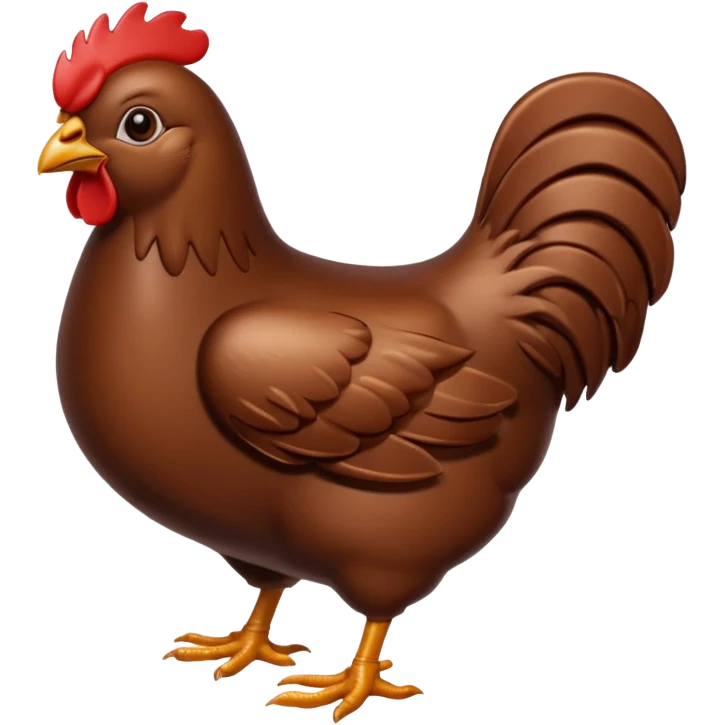 chocolate chicken emoji