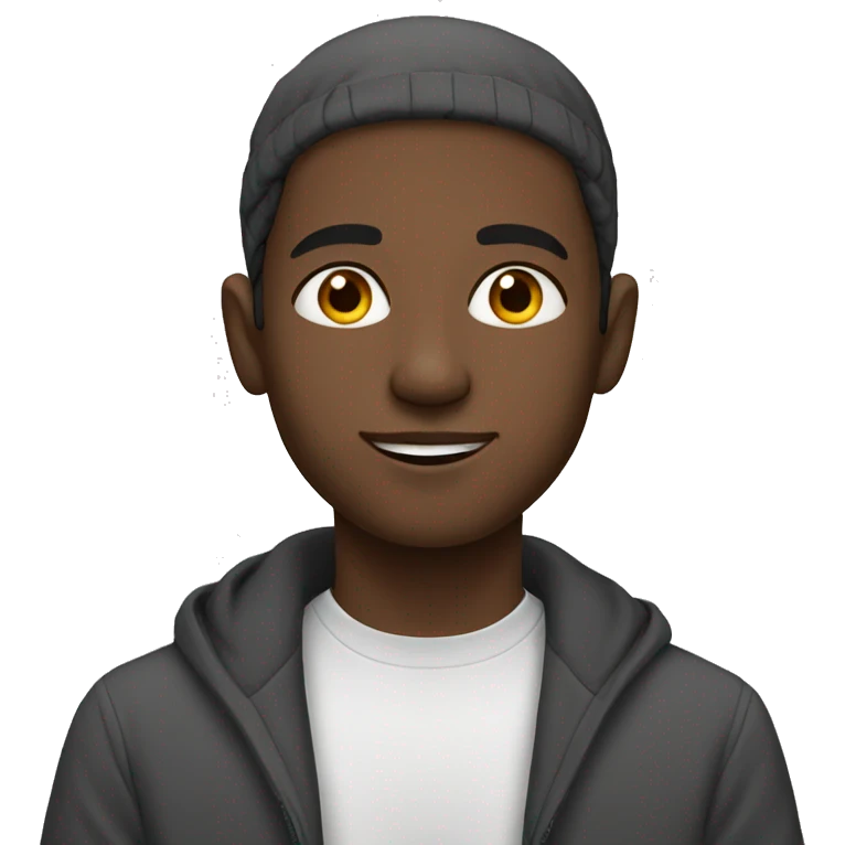 white young Muslim man emoji