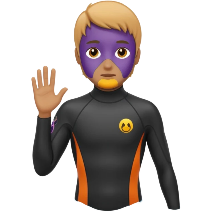 diver wetsuit emoji