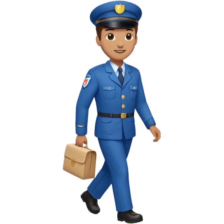 mailman full body walking emoji