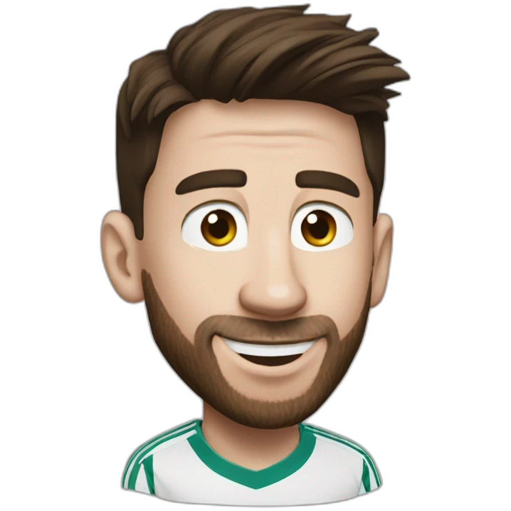 Messi salut cristiano emoji