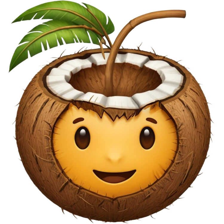 Coconut emoji
