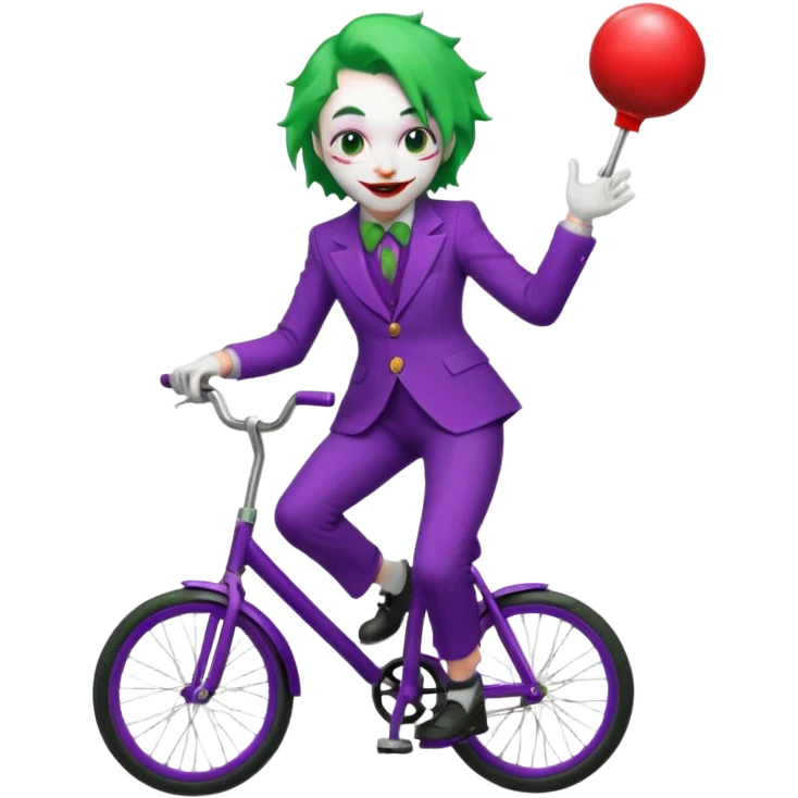 Joker on one wheek  emoji