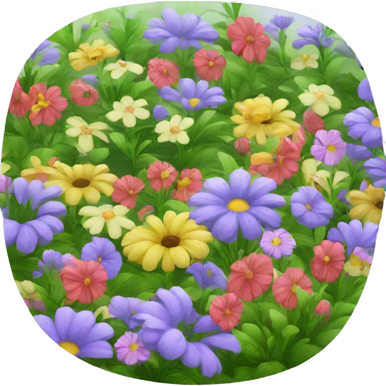 garden of flowers emoji
