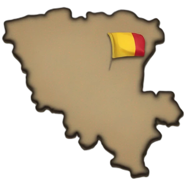 Belgium on a map emoji