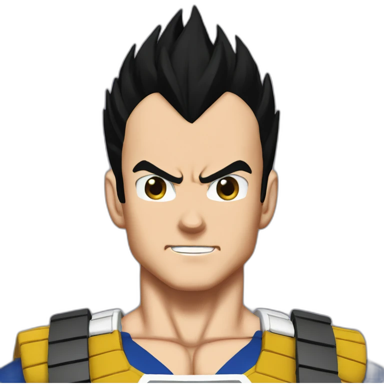 Vegeta black hair emoji