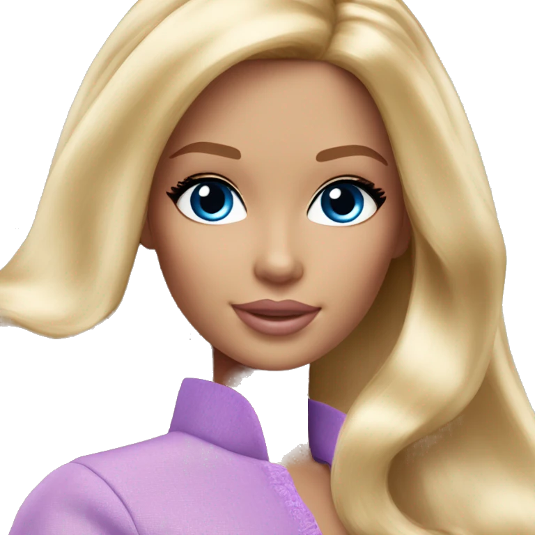 barbie blue eyes blond hair emoji