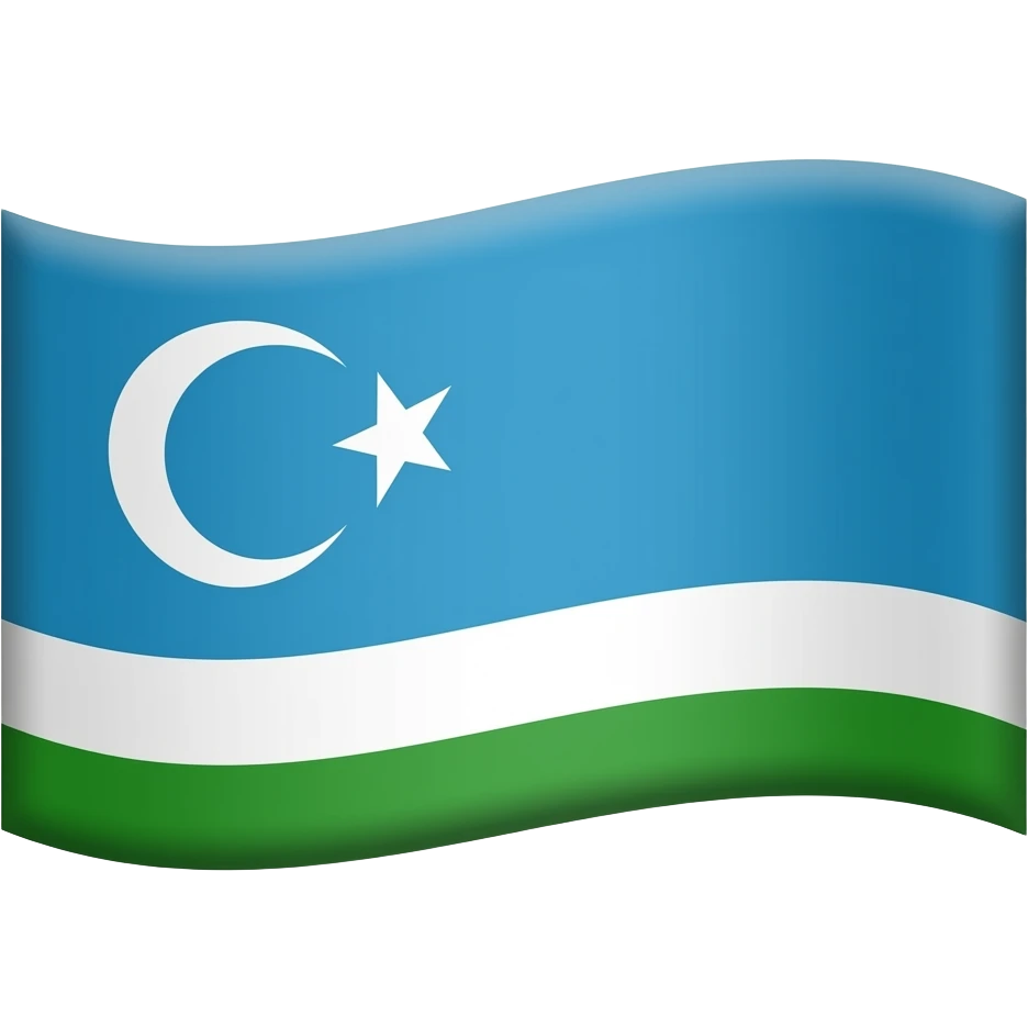 Make the Altai flag (Turkic) emoji