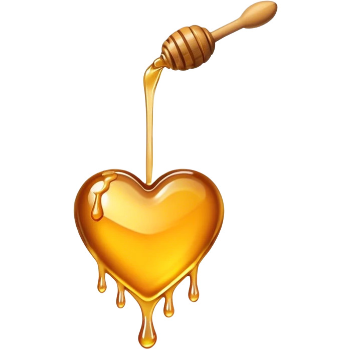 Honey on a heart  emoji