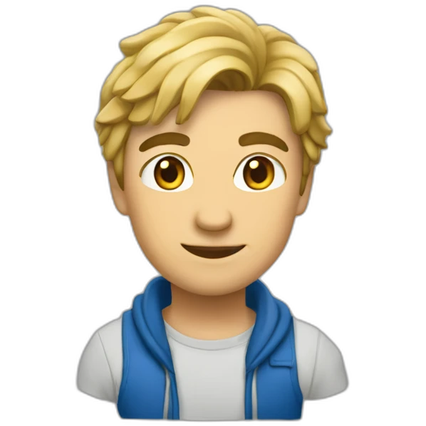 Илон Маск целует нюшу emoji