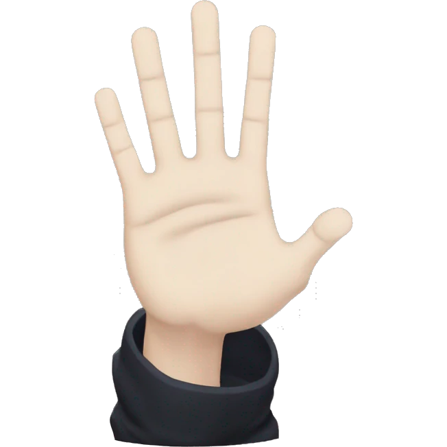 Jujutsu kaisen gojo hand sign emoji