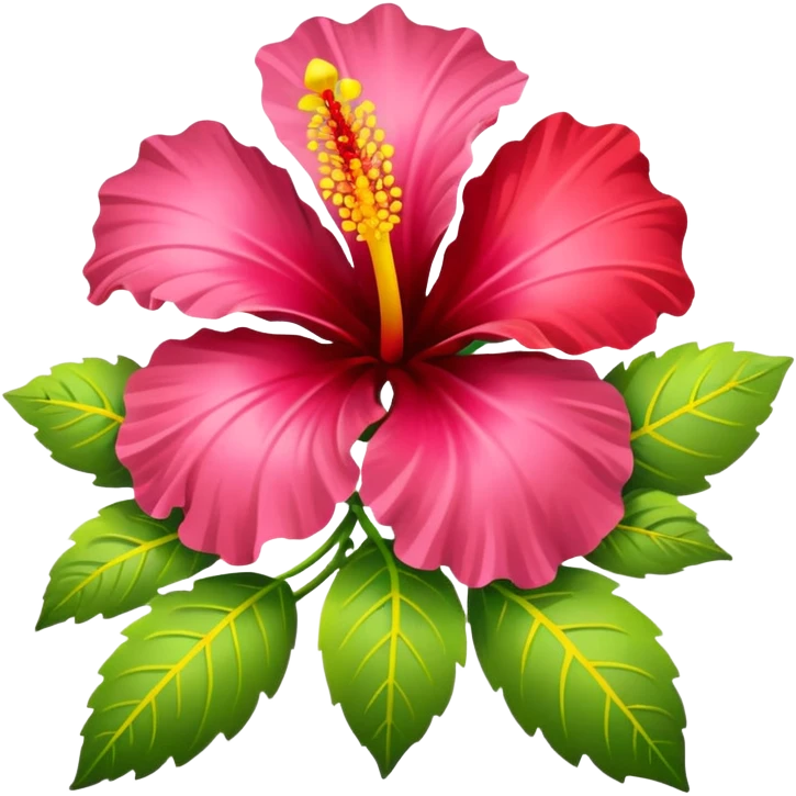 hibiscus flower bouquet
 emoji