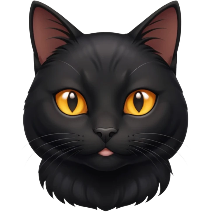 Solin wäre ein Kater mit nachtschwarzem, glänzendem Fell, kräftig gebaut und zugleich von seltener Eleganz. Sein Blick – tief und warm – scheint in die Seele zu führen, während seine Bewegung lautlos ist wie ein Schatten, der sich still an die Seite schmiegt. emoji