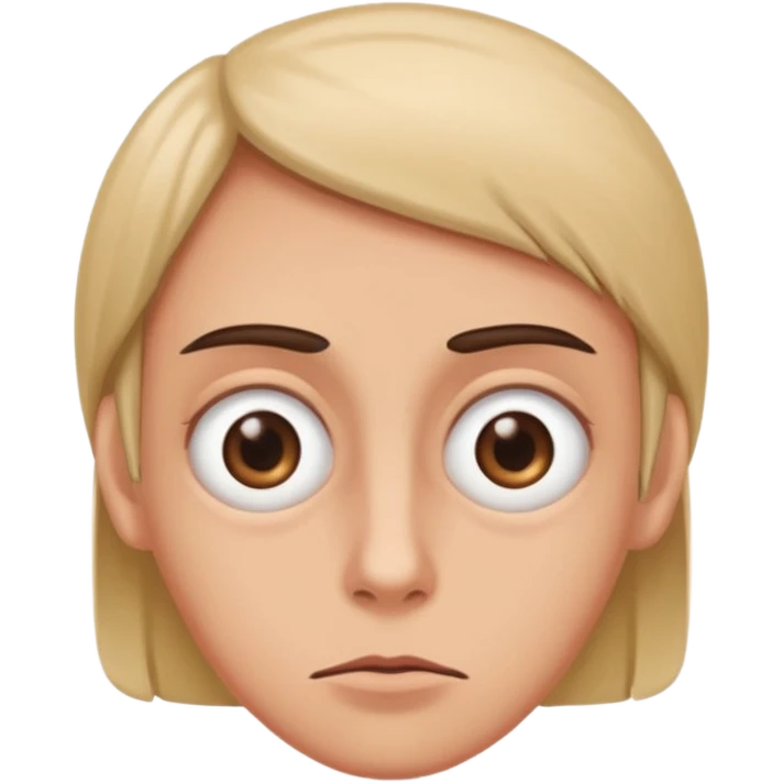 Rolling eyes with a blunt emoji