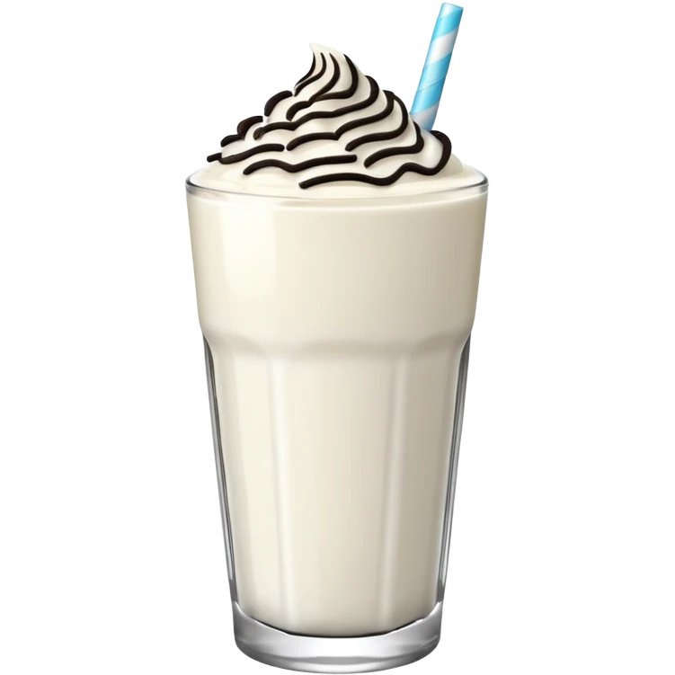 Oreo white smoothie and glaze on top  emoji