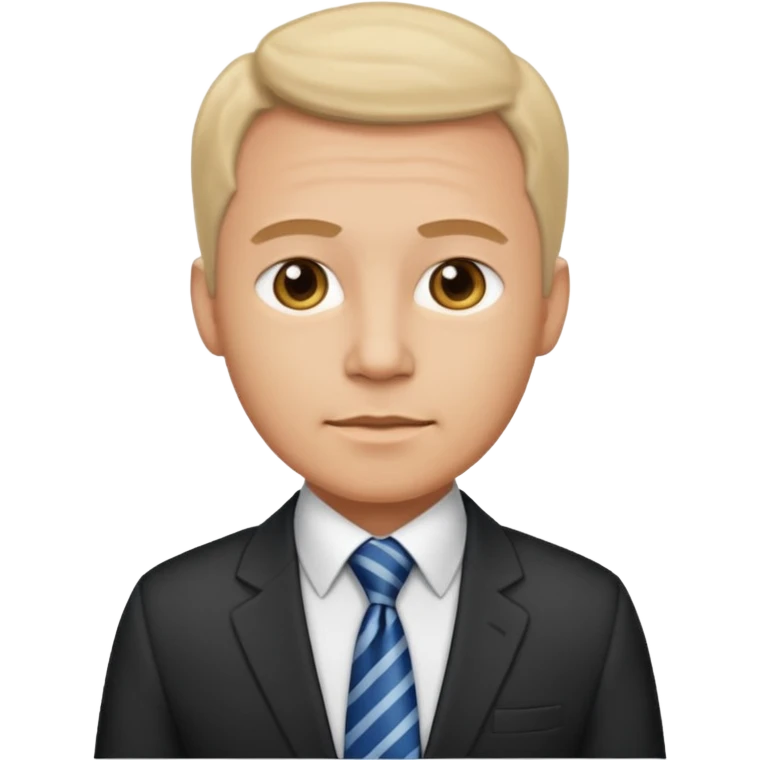 AN UNCLE with a tie in business clothes emoji