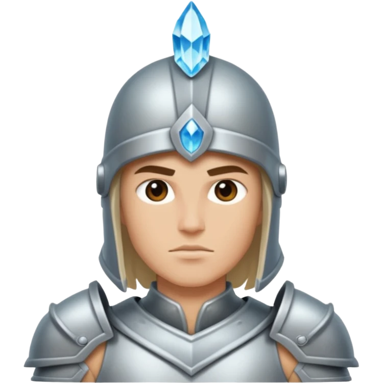 crystal-armored warrior emoji