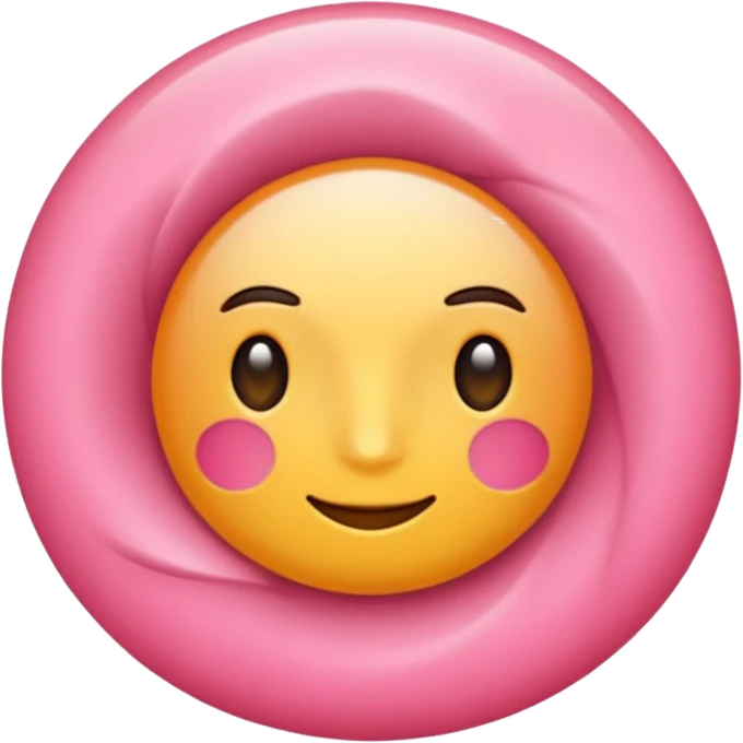 Sol rosa emoji