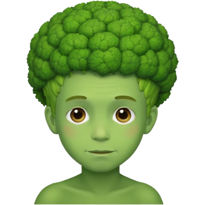 green boy with broccoli hair emoji