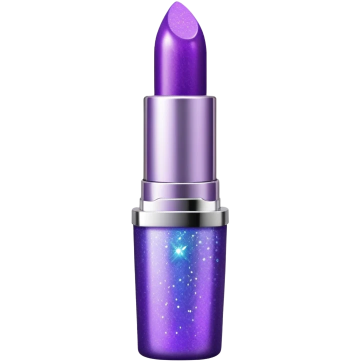 glitter purple lipstick emoji