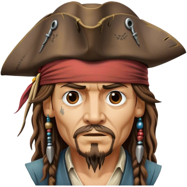 Пират Джек Воробей emoji