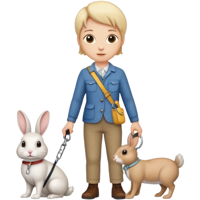 Walker + rabbit leash, Pet Walkers. emoji