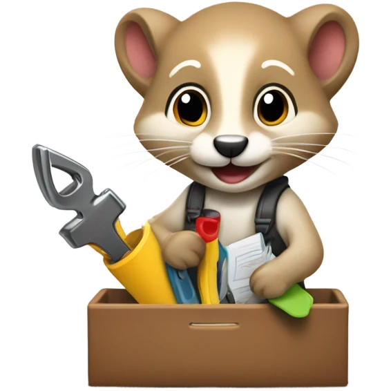 weasel at work emoji