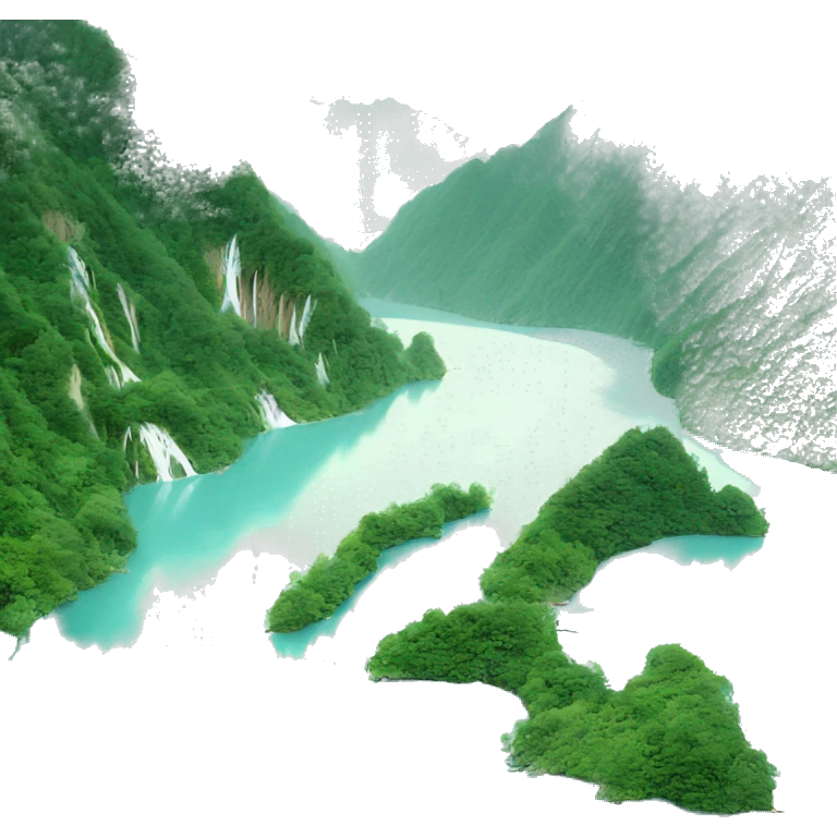 Jiuzhaigou lake emoji
