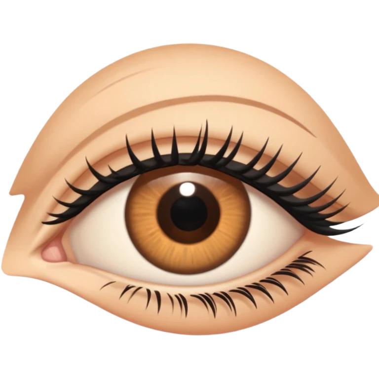 juste un oeil 👁️ mais fermé emoji