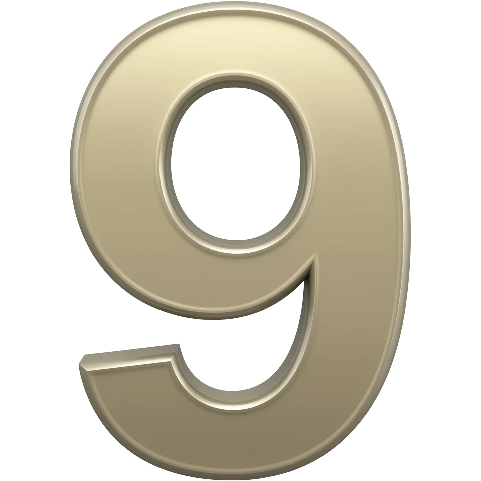 Recreate this with a 9 not 19 emoji