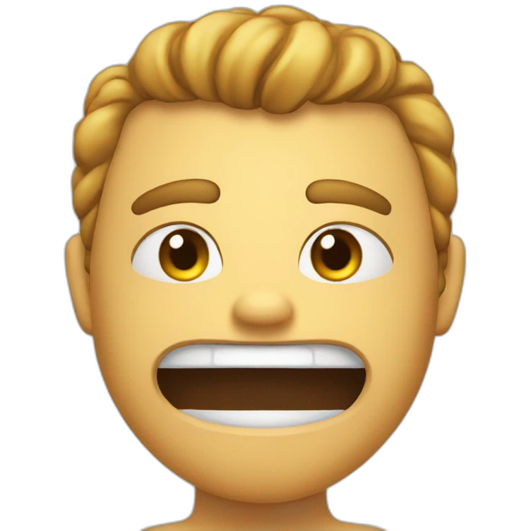 emoji bully pointint a the screen emoji