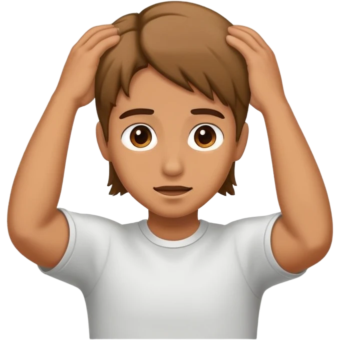 Pushing hair behind ear  emoji