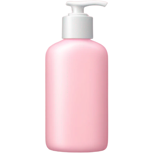 Light pink lotion bottle emoji