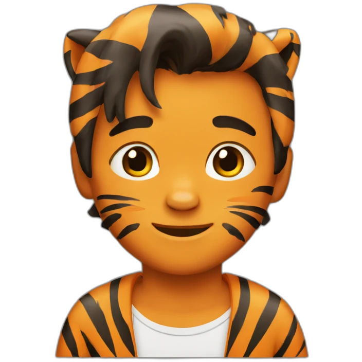 Tiger boy emoji