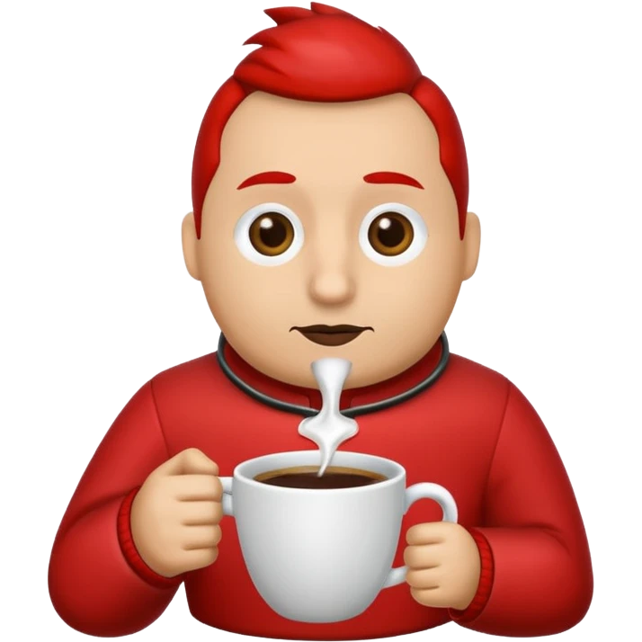 cardinal a cup of coffee emoji