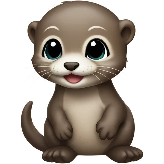Baby otter emoji
