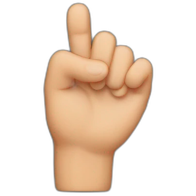 thumb horizontal emoji