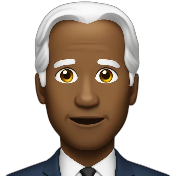 Black Joe biden emoji