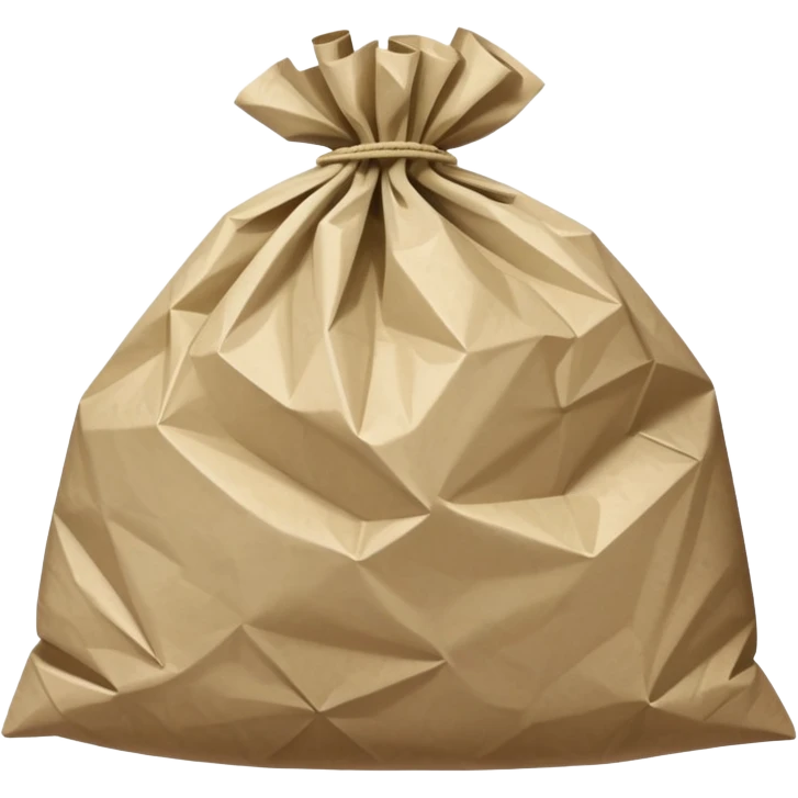 Pale olive paper bags emoji