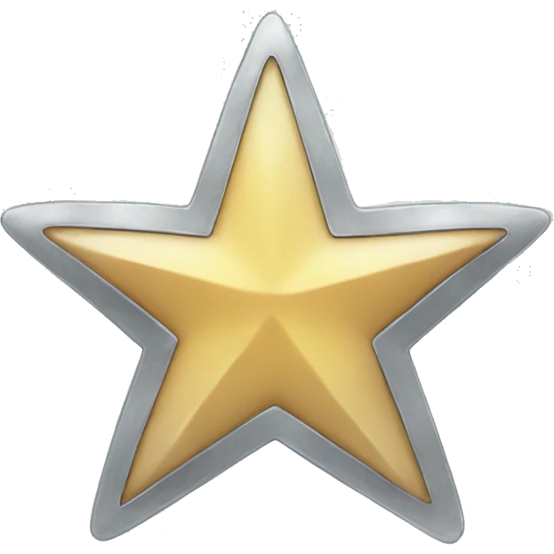 Silver star emoji