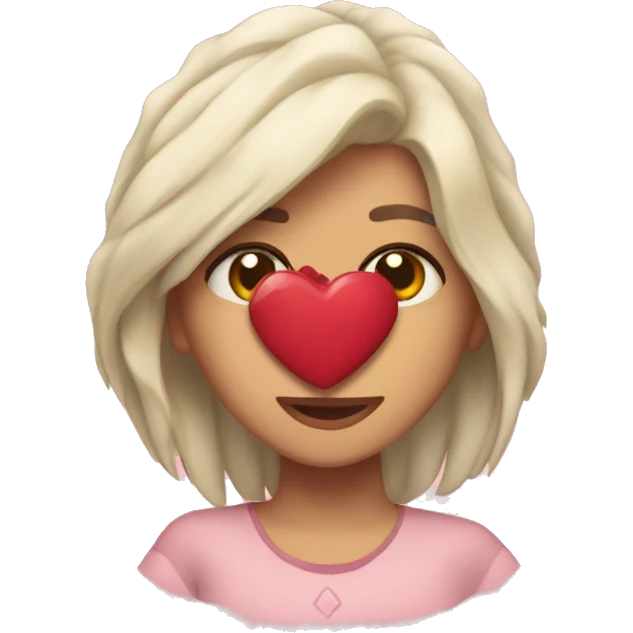 rosa hearts emoji