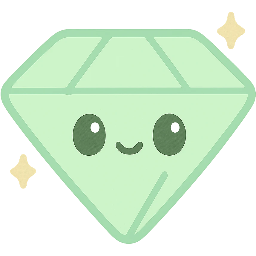 green diamond emoji