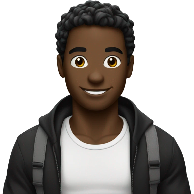 black Spider man emoji
